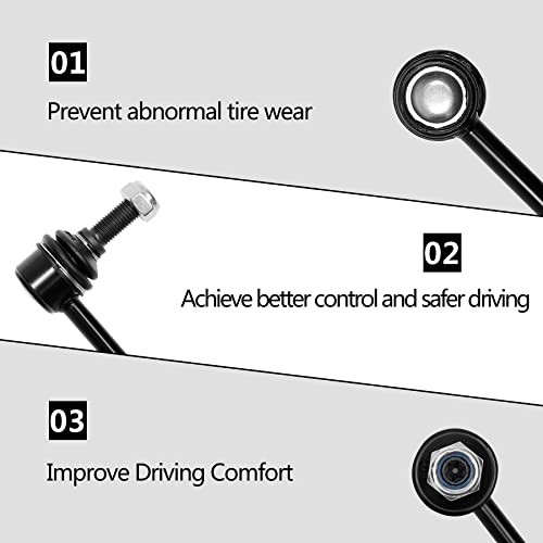 Front Sway Bar Stabilizer Links 2 Pcs｜Replacement For 2007-2017 Buick Enclave,