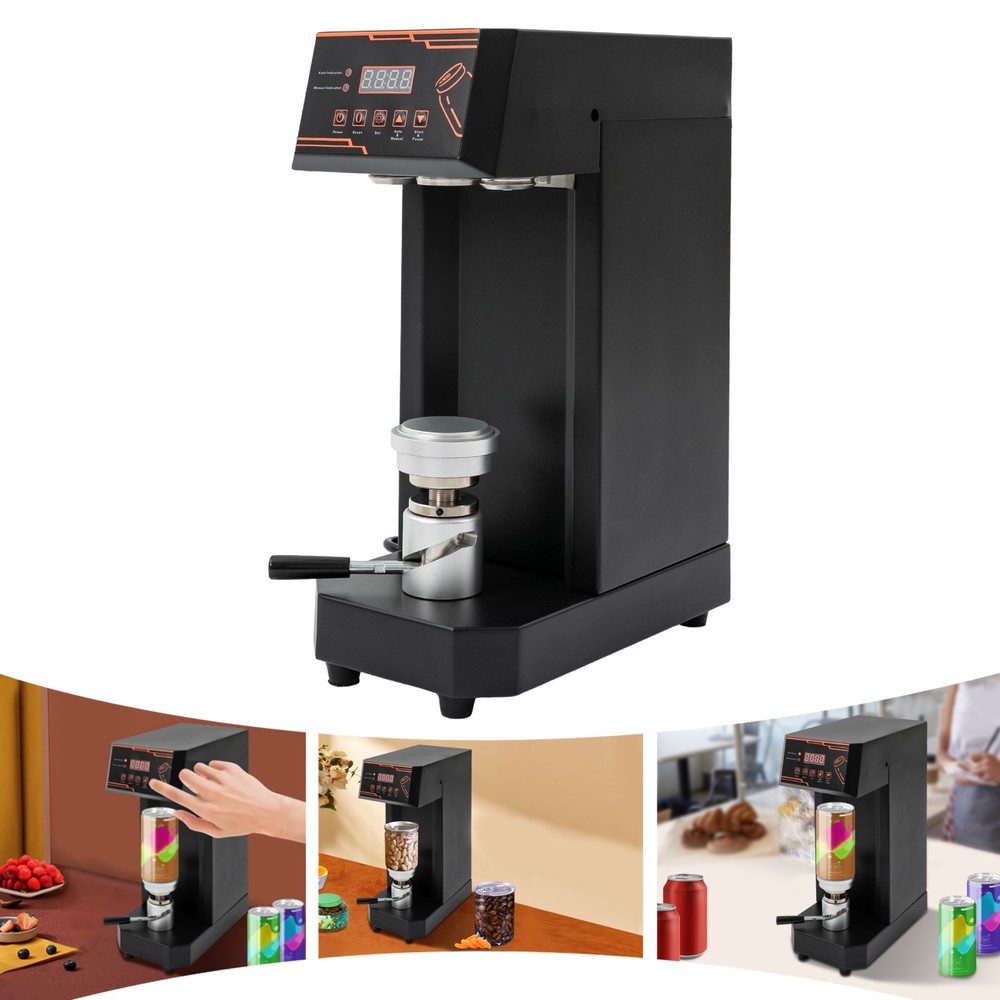 Electric Manual Automatic Can Sealer Machine with Ergonomic Handle
