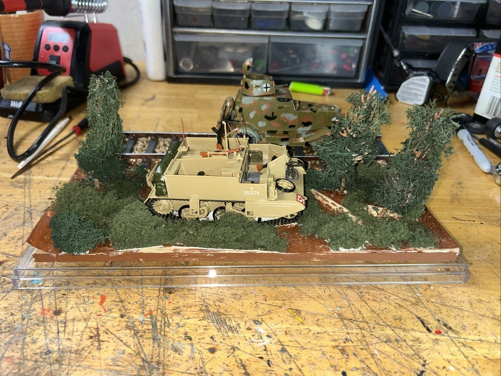 German Military Model Diorama