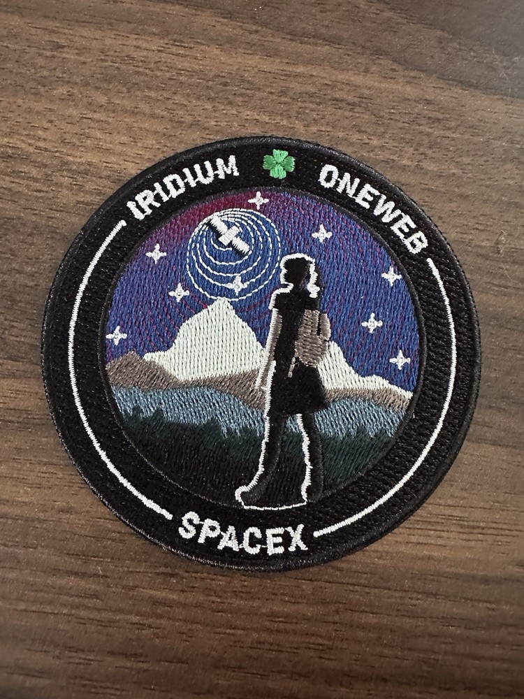 Space Iridium Oneweb Sattelite PROGRAM MISSION PATCH 3.5”