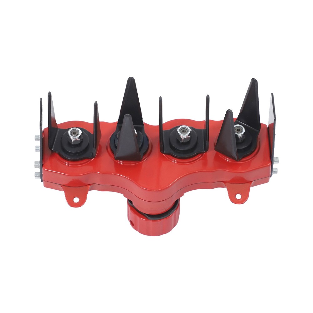 4-Tooth Weeding Wheel Multi-Function Weeding Attachment Wheel Grass Remover Tool
