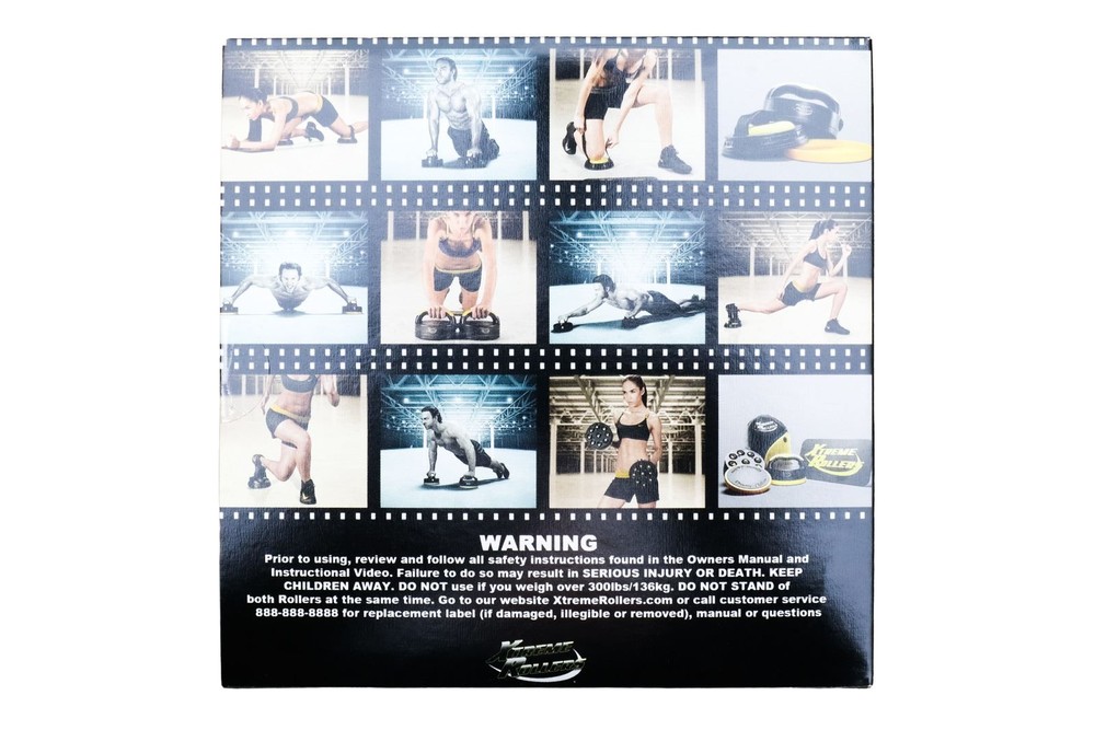 Xtreme Rollers X1 Exercise System Full Upper Lower Body Exercise System