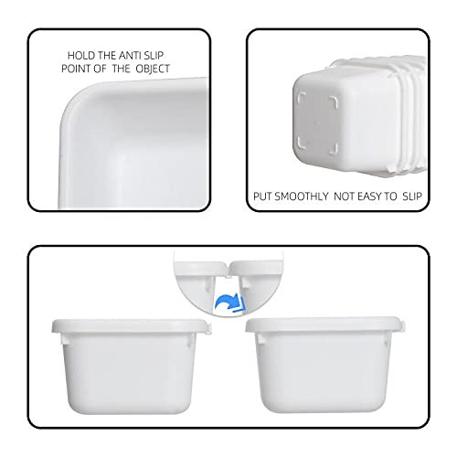 Interlocking Desk Drawer Organizer Separators for Kitchen, Bathroom, Makeup,