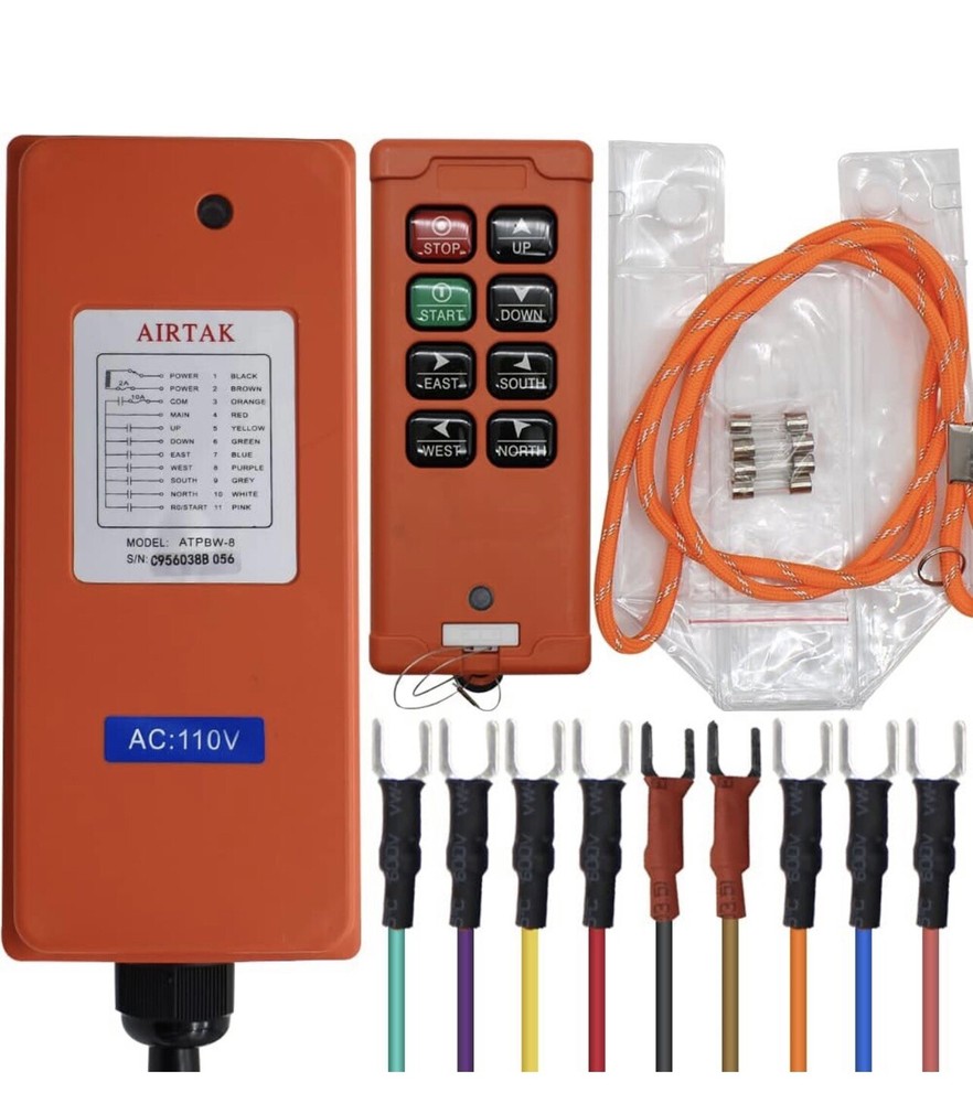 Airtak Industrial Remote Control 8-key