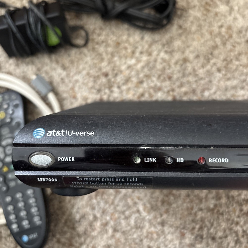 AT&T ATT U-Verse Cisco Cable Box ISB7005 with Remote