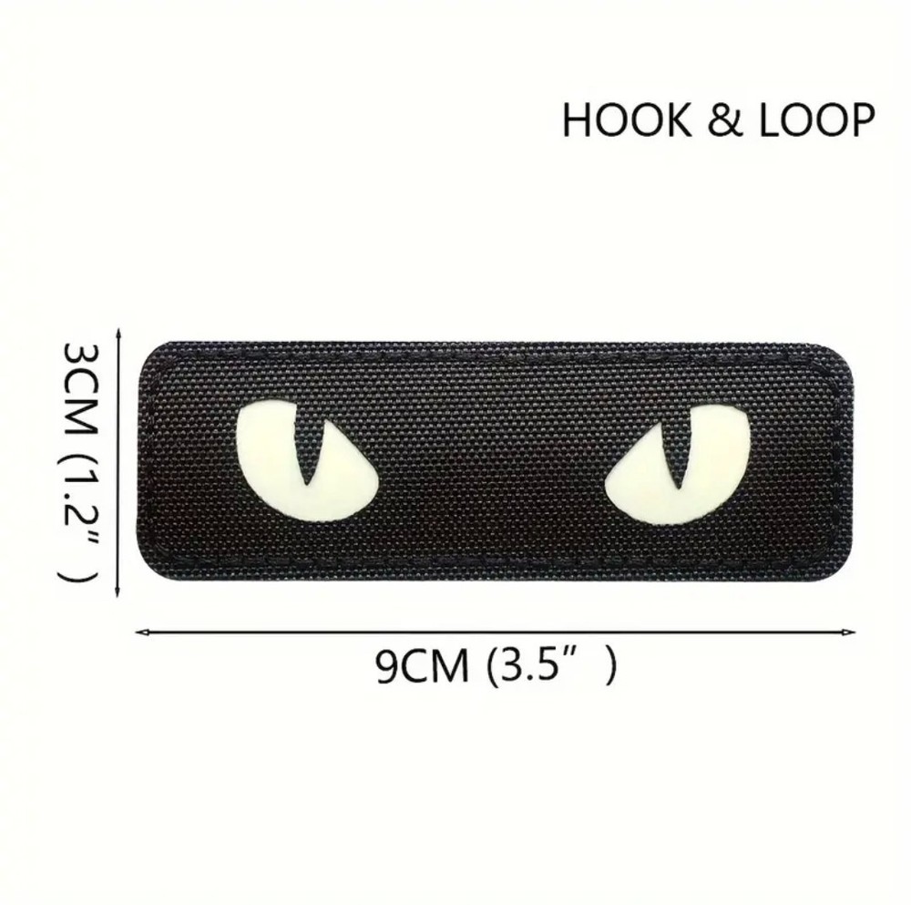 Tactical Glowing Wolf Eye Patches