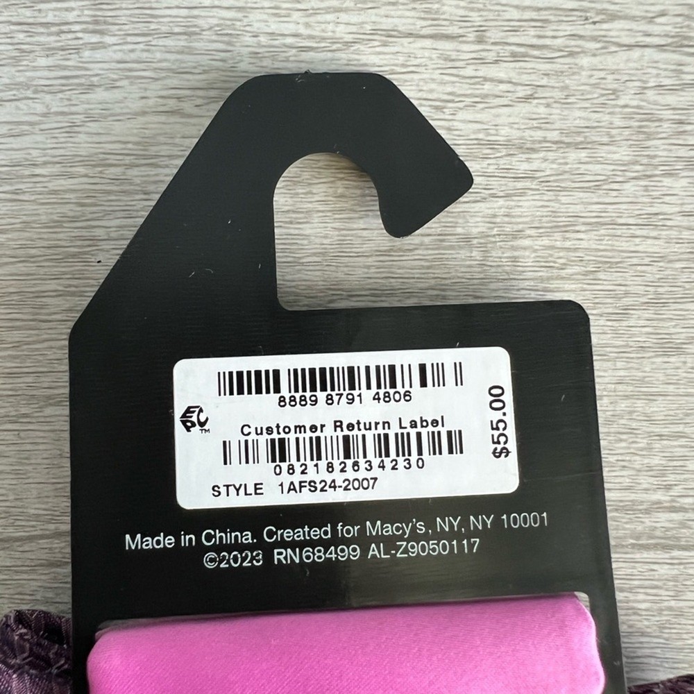 Alfani Men's Pink Bow Tie & Solid Pocket Square Set