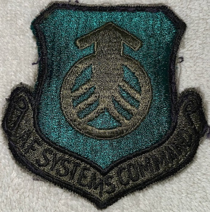 AF Systems Command patch, subdued/BDU