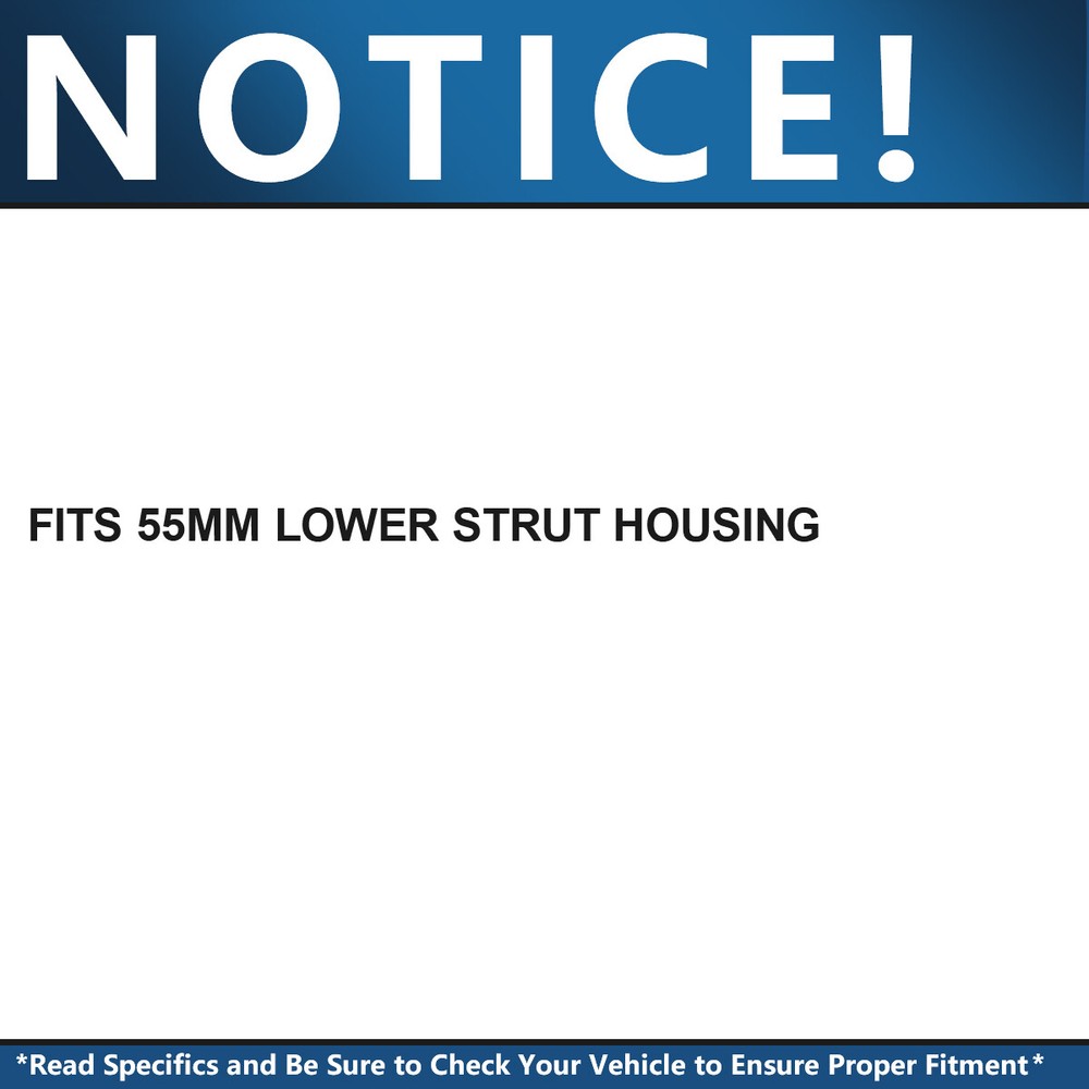 55mm Front Struts w/ Coil Spring for Volkswagen Beetle Eos Golf Jetta Passat A3