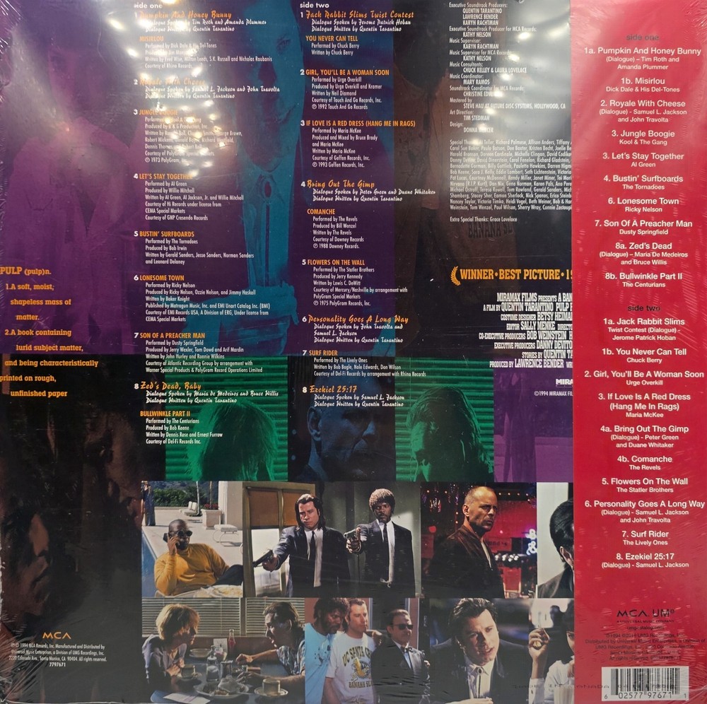 Pulp Fiction (Original Soundtrack) by Various (Record, 2023)