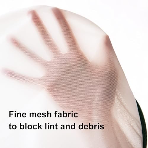 Round Reversible Laundry Net, 2-Size Mesh Laundry Bag Set, Fine Mesh Wash