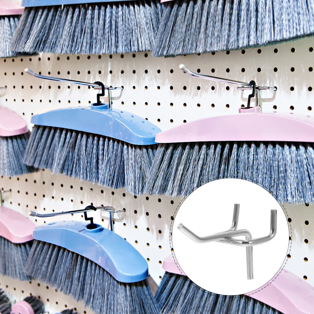 50 PCS Tool Hook Board Hooks Pegboard Garage Wall Organizer Hangers
