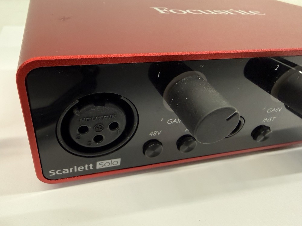 Scarlett Solo 3rd Gen 2-in, 2-Out USB Audio Interface