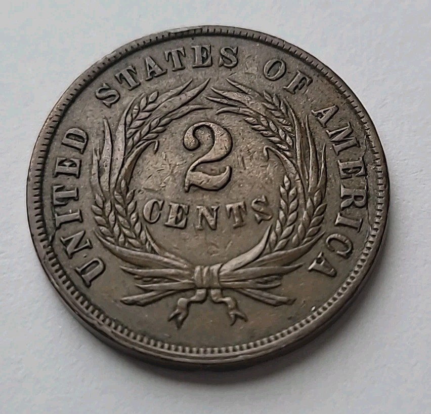 1865 2 CENT PIECE BEAUTIFUL COIN!!