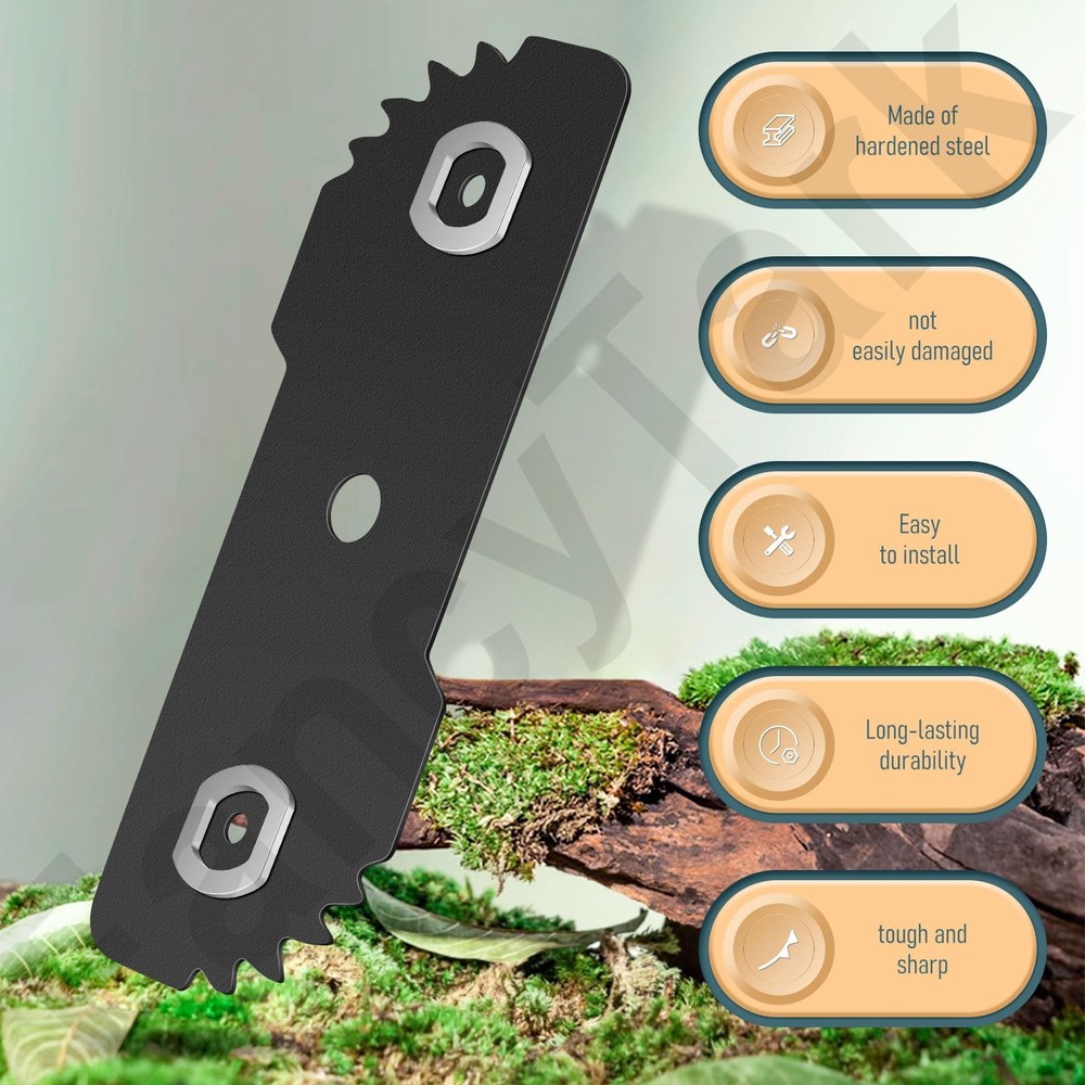 HandyTek 2-Pack EB-007 Edge Hog Heavy-Duty Edger Replacement Blades...