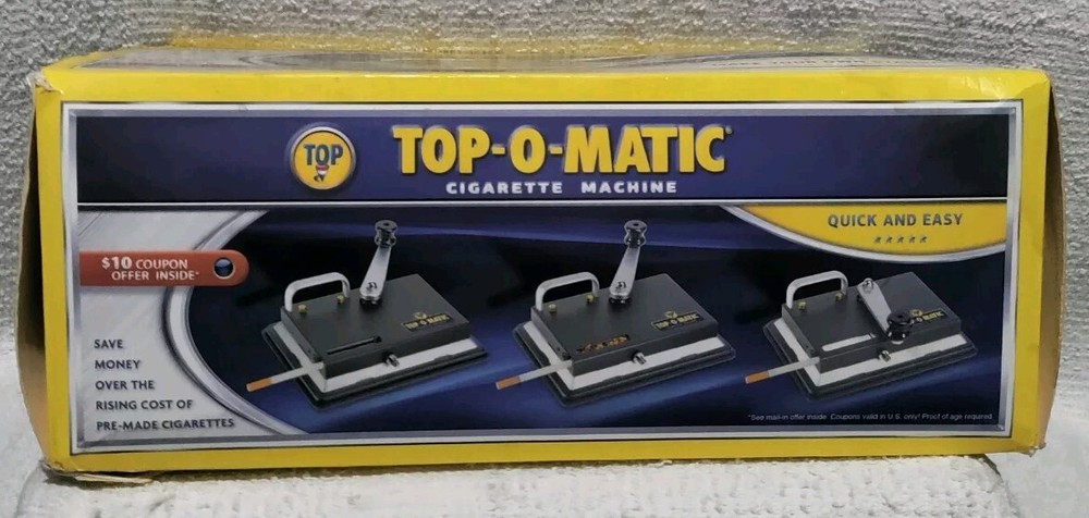 Top-O-Matic Cigarette Maker Rolling Machine Makes King and 100mm Cigarettes