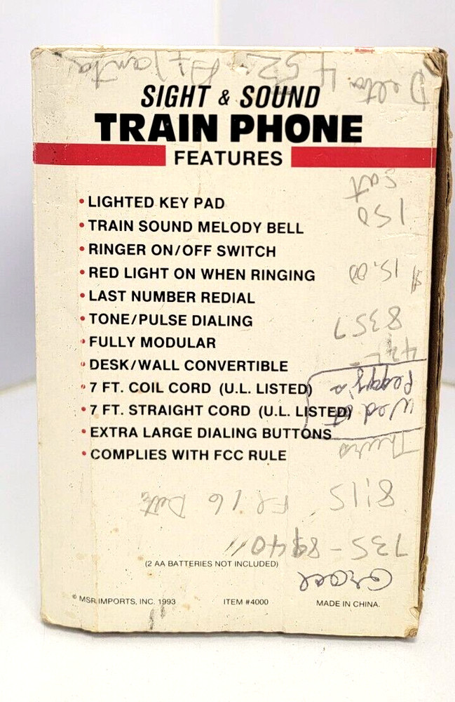 MSR Sight & Sound Train Phone