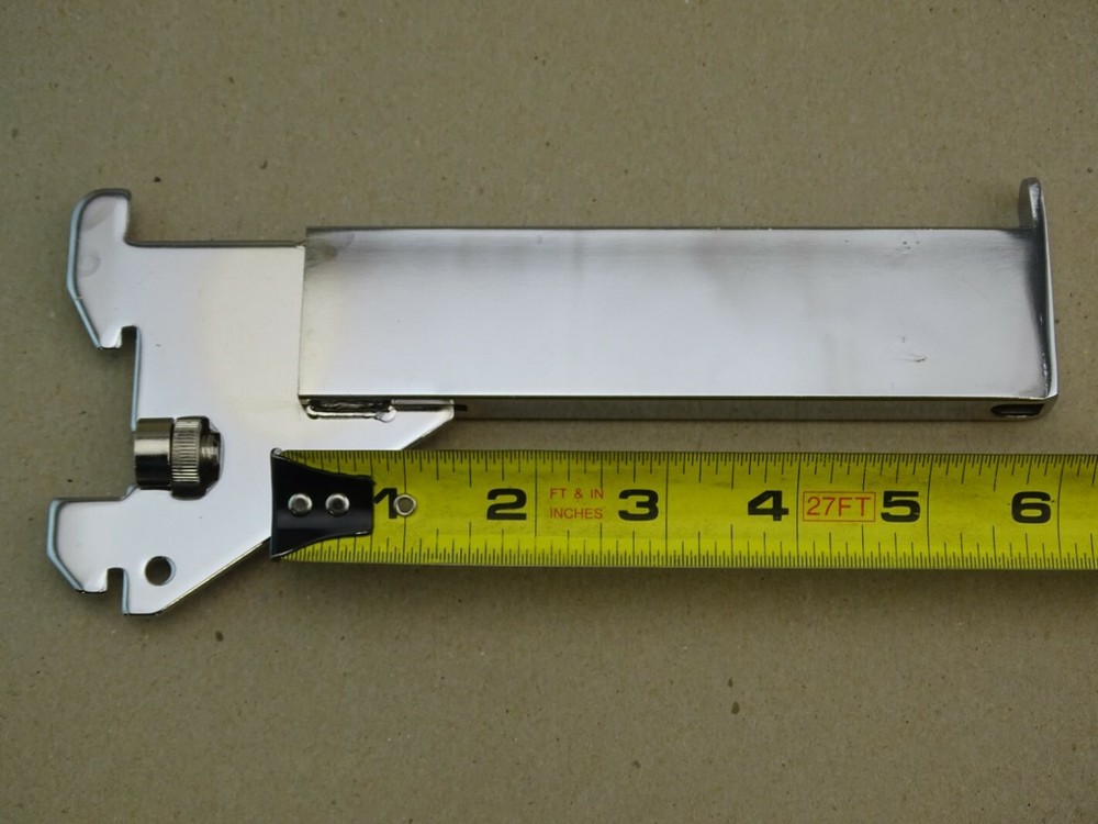 (10) Merchandising Display Chrome Rectangular Tubing , Style#B 120 06