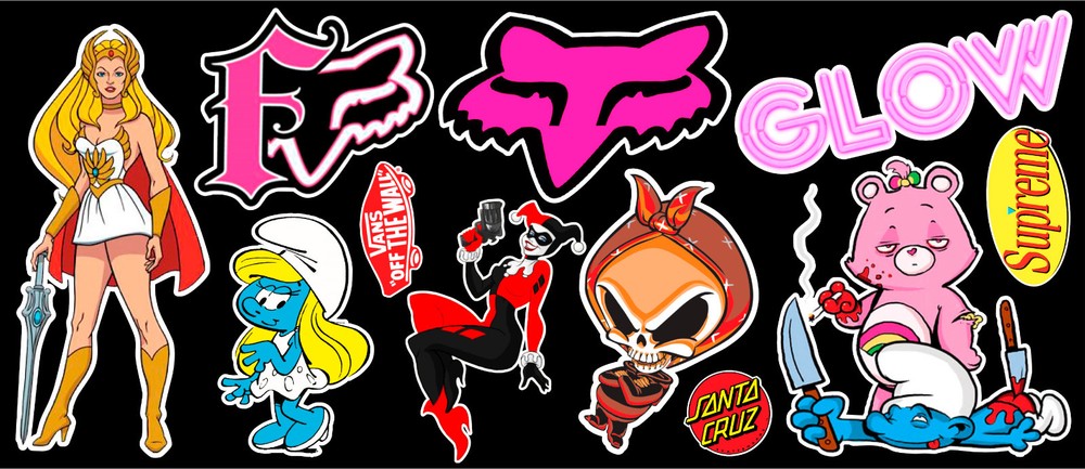 Girl Stuff Vinyl Sticker Pack #1