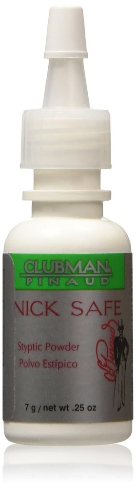 Nick Safe Styptic Powder Bottle 0.25 Oz