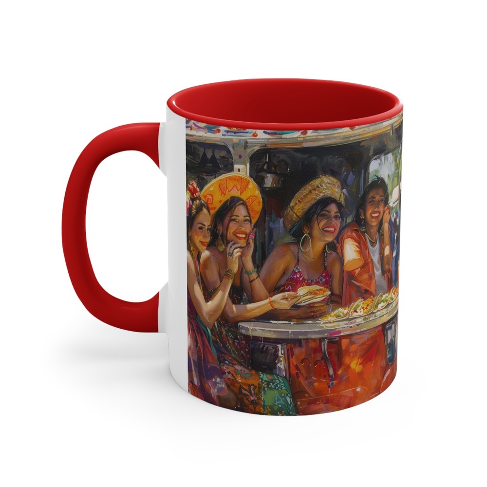 Taco Truck gift Accent Coffee Mug, 11oz