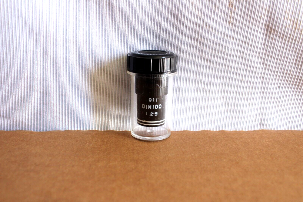 SWIFT DIN 100 1.25 OIL MICROSCOPE OBJECTIVE -USED