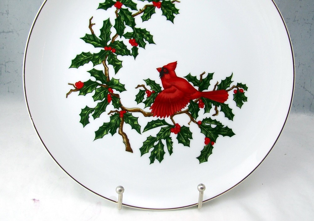 Lefton China CARDINAL 01657 Dinner Plate(s) EXCELLENT