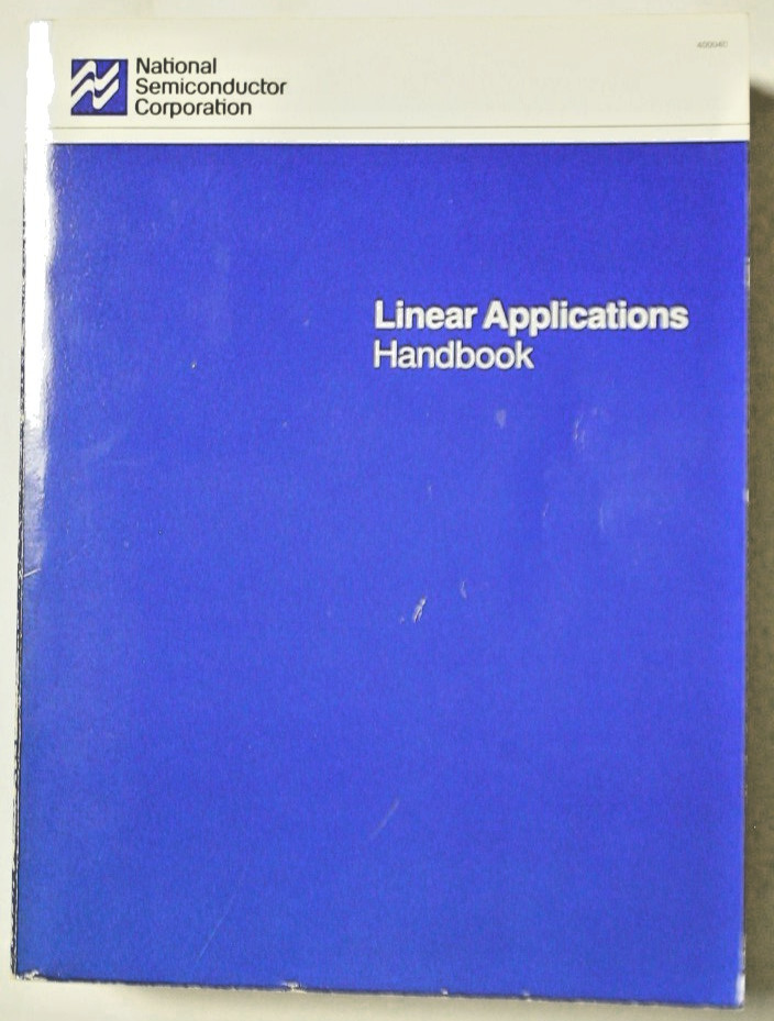 National Semiconductor 1986 Linear Applications Handbook  #9cz
