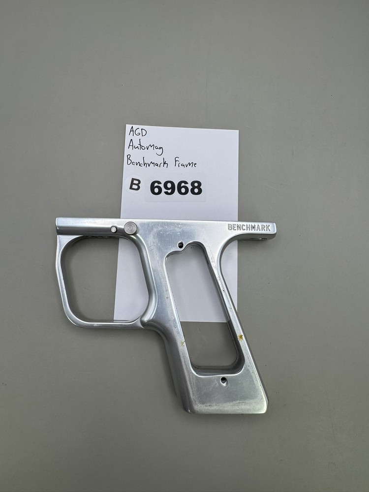 AGD Automag Benchmark Paintball Trigger Frame Silver