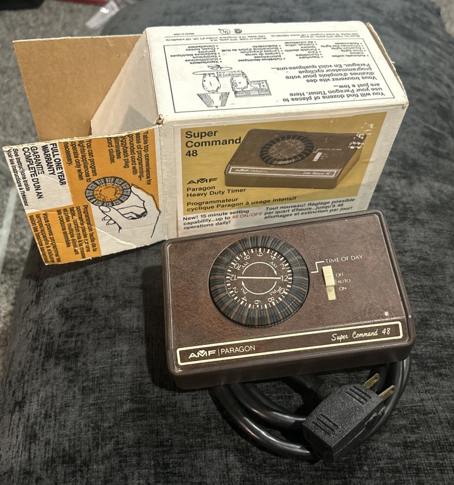 AMF Paragon Super Command 48 Setting Heavy Duty Timer