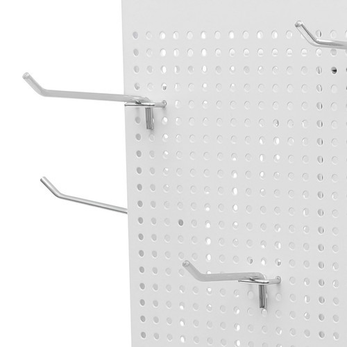 Display Stand, Perforated Panel Display Stand, 4-Sided Revolving Display Stand