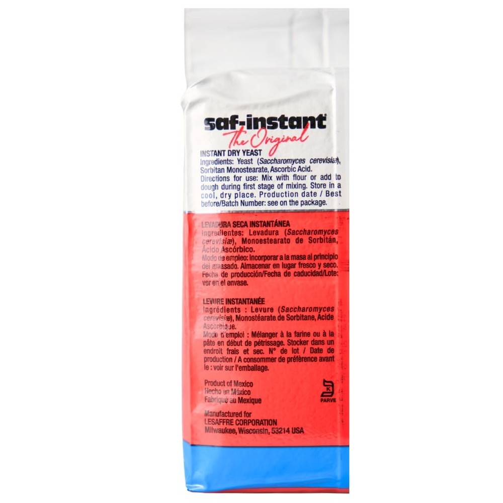 Saf Instant Yeast, 1 Pound Pouch