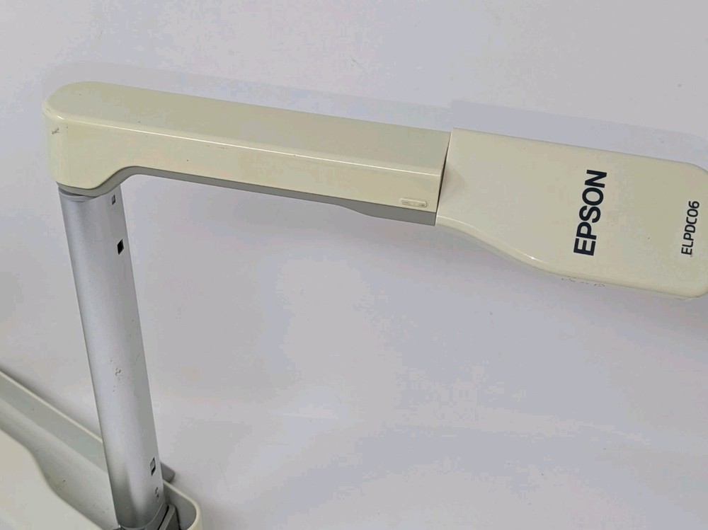 Epson ELPDC06 Portable Document Camera w/ Case, Manual & Software