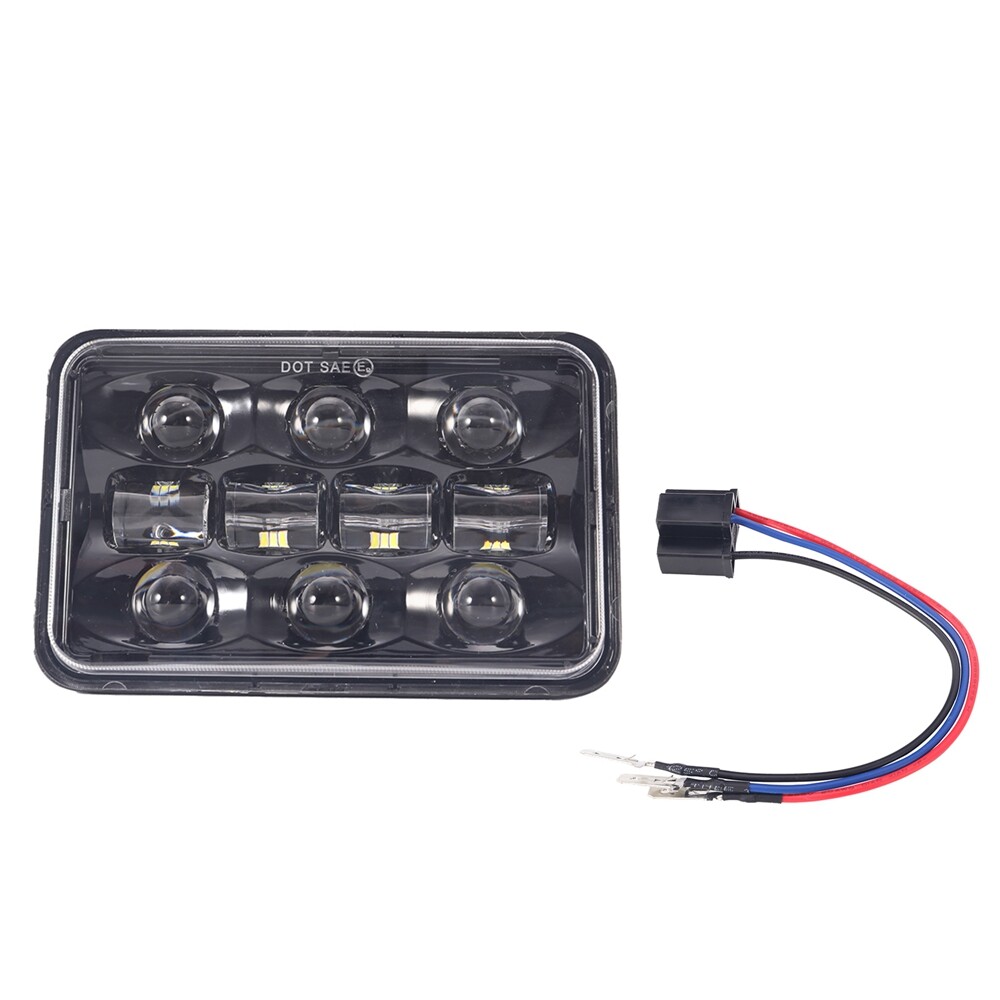 4x6" LED Headlight High Low Beam Sealed Beam Replacement Light for Trucks