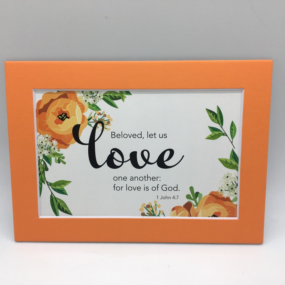 New Handmade 5x7 (Matted 4x6) Religious Scripture Inspirational Free Ship 302