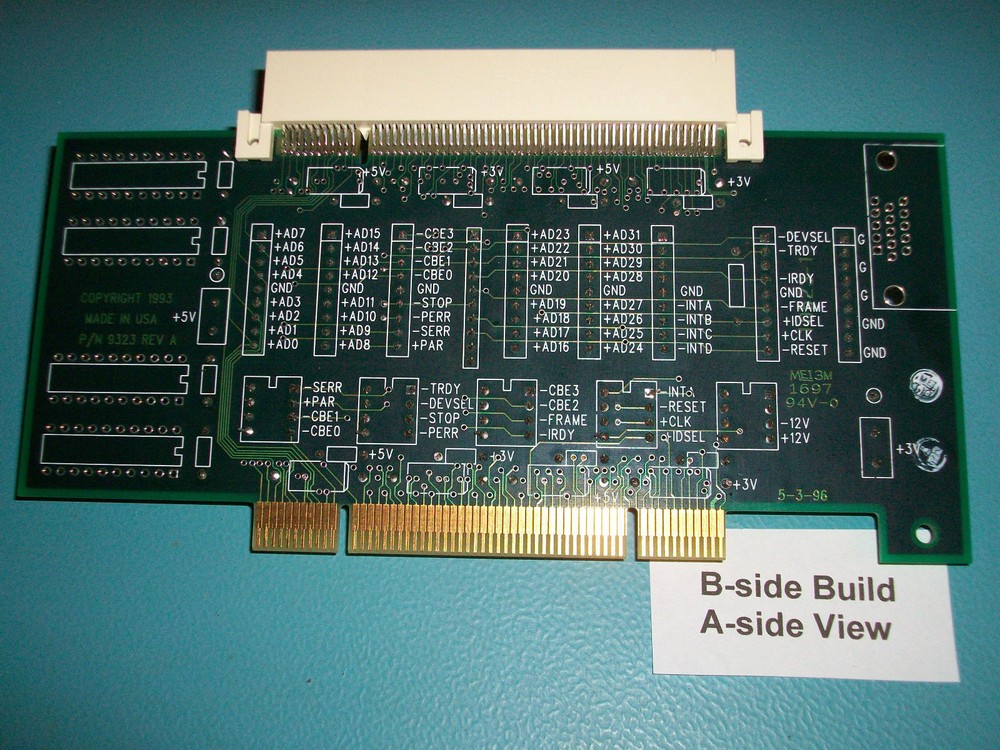 Universal PCI Logic Analyzer Probe Test Interface Card/Bus Extender - Build B