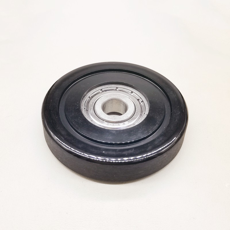 PU Pulley Roller Bearing 60mm Outer Diameter Polyurethane Coated Guide Wheel