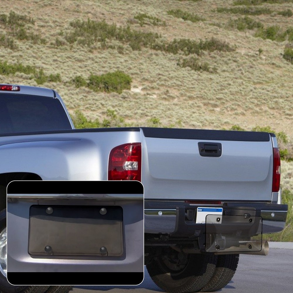 2Pcs Unbreakable License Plate Bubble Covers Universal Fitment Protector License