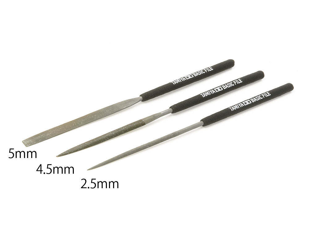 Tamiya 74104 Basic File Set (Smooth Double-Cut) - US