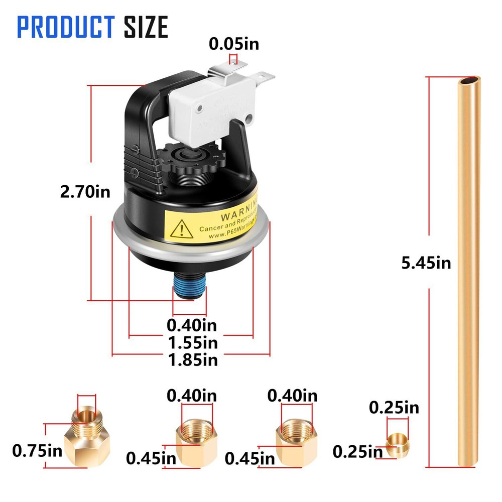 for HAXPSA1930 Water Pressure Switch Assembly Replacement for Hayward H-Series