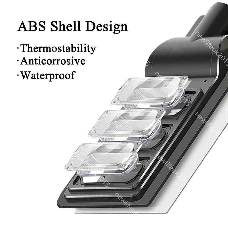 Solar Dusk to Dawn LED Street Light Pathway Security Motion Sensor Remote+Pole