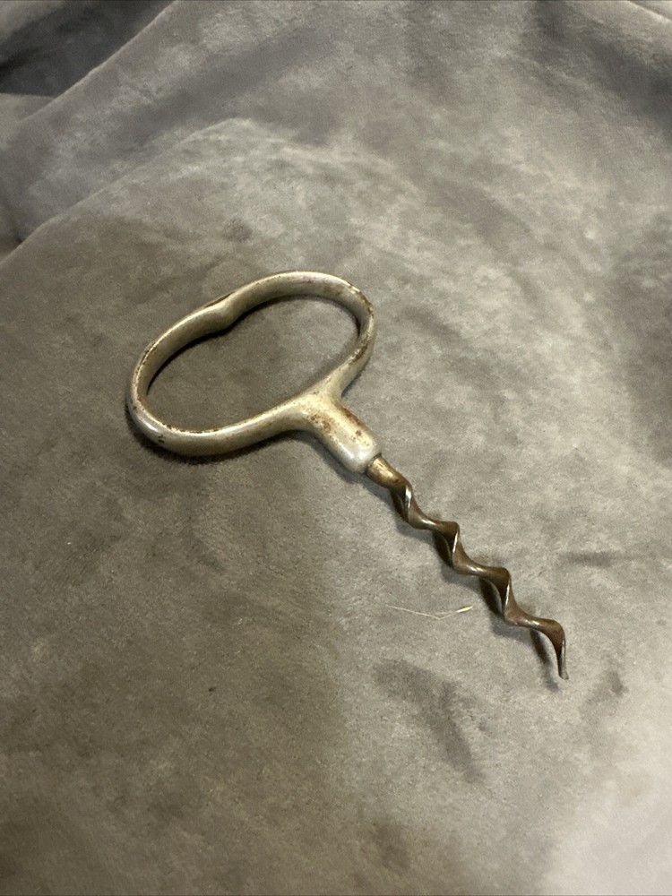 VINTAGE Metal Pull Style Corkscrew