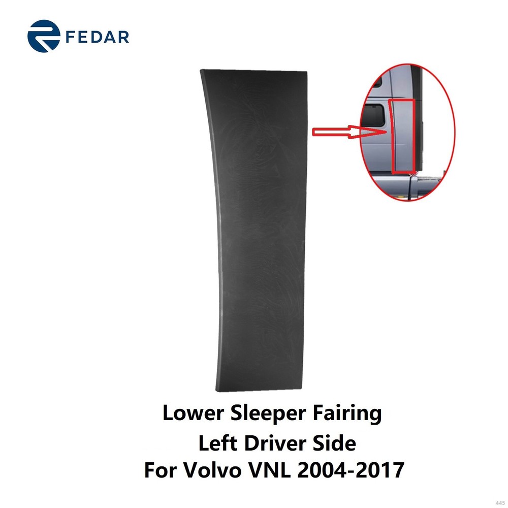 Lower Sleeper Fairing for Volvo VNL 2004-2017 Left Driver Side