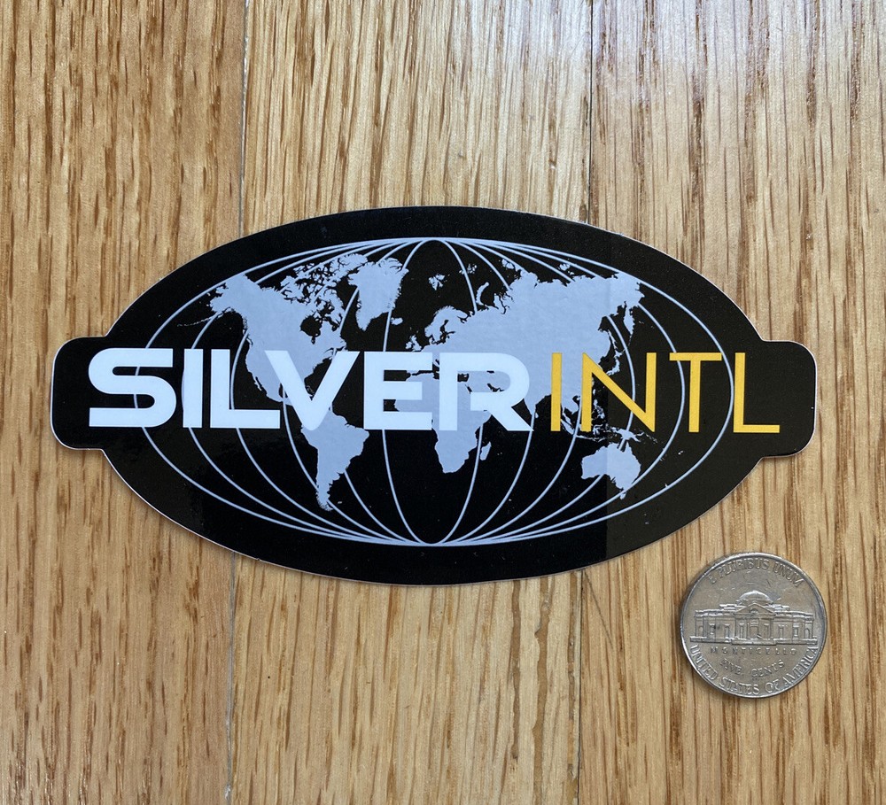 Silver Trucks Skateboarding Sticker