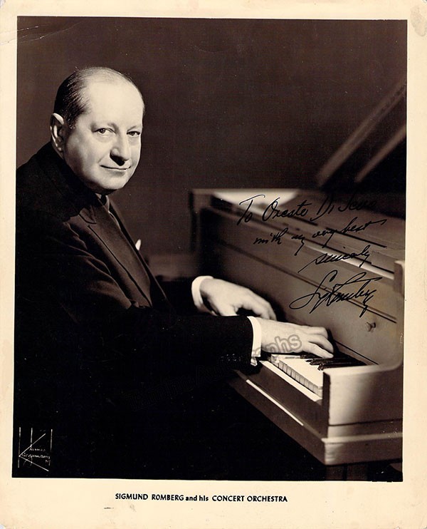 Romberg, Sigmund - Signed Photograph