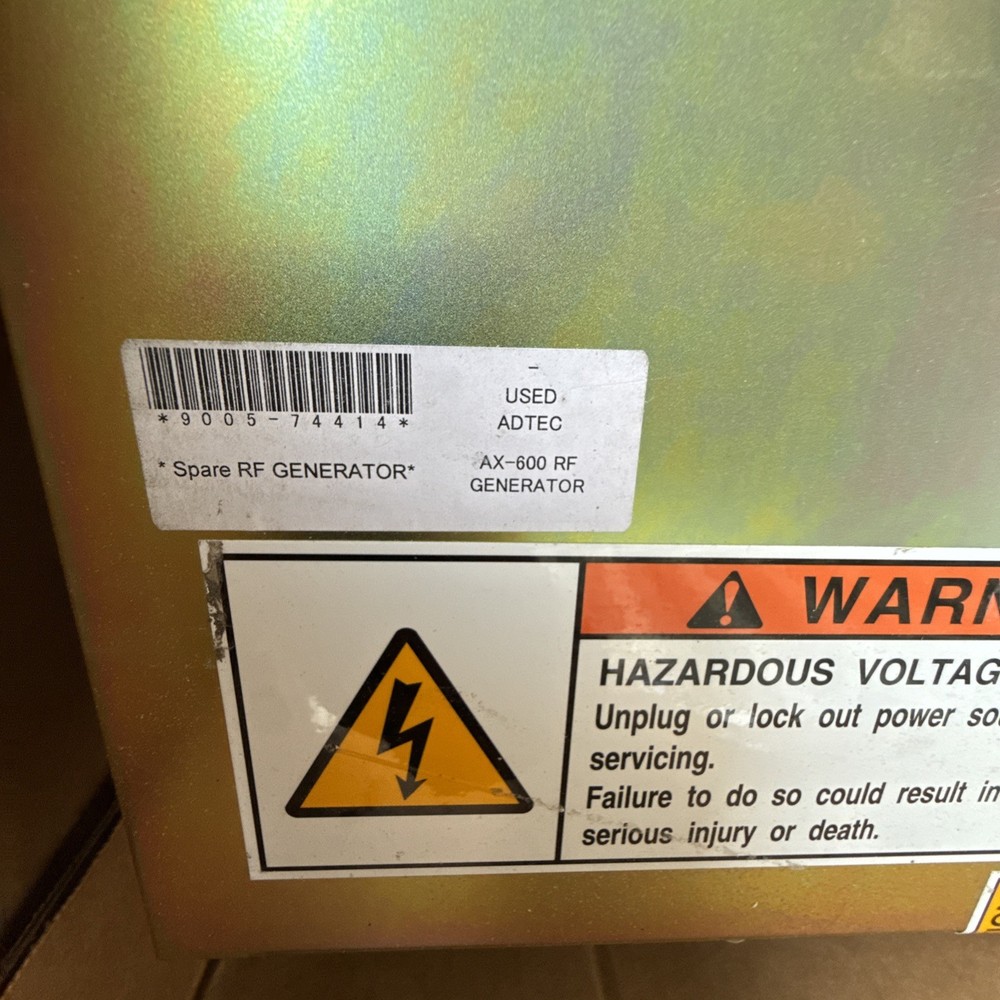 24957 ADTEC RF PLASMA GENERATOR, OUTPUT 2000WATT AX-2000EUII
