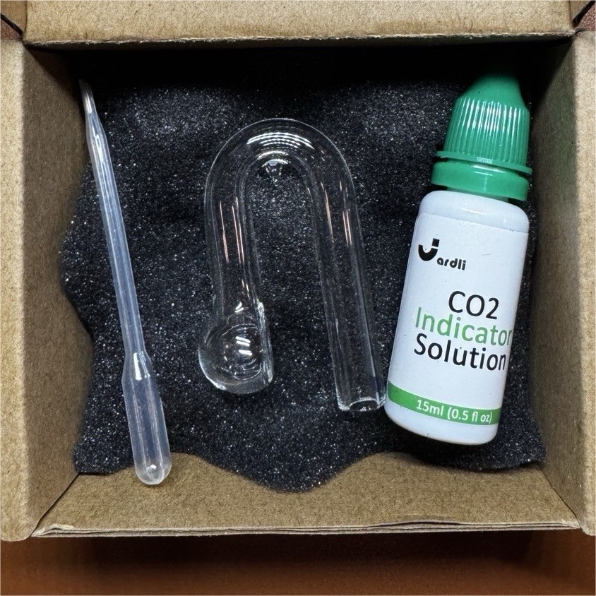 Jardli Nature Aquarium CO2 Drop Checker with Indicator Solution 15 ml