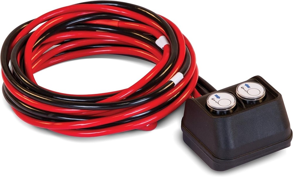 Heavy-Duty 2000-lb Winch with Remote and Smooth Pulling Roller Fairlead