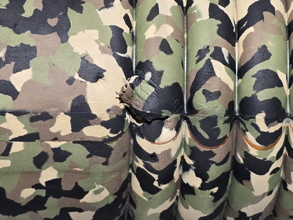 Trigger point Performance 13" Solid Core Foam Roller Green Camo Flaws