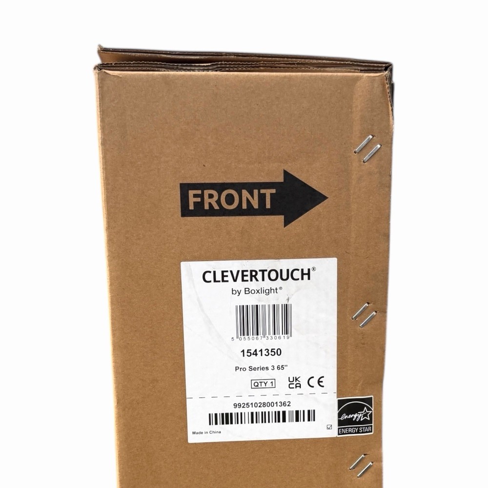 Boxlight Clevertouch Pro Series 3 65” 4K UHD Interactive Display - Sealed